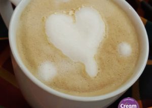 Cream N Bean Coffee Heart