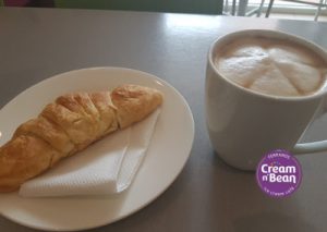 Cream N Bean Coffee and Croissant